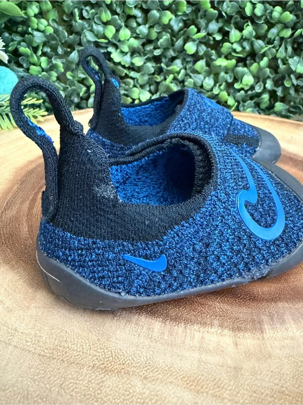 Nike Swoosh 1 Baby Shoe Blue 5C